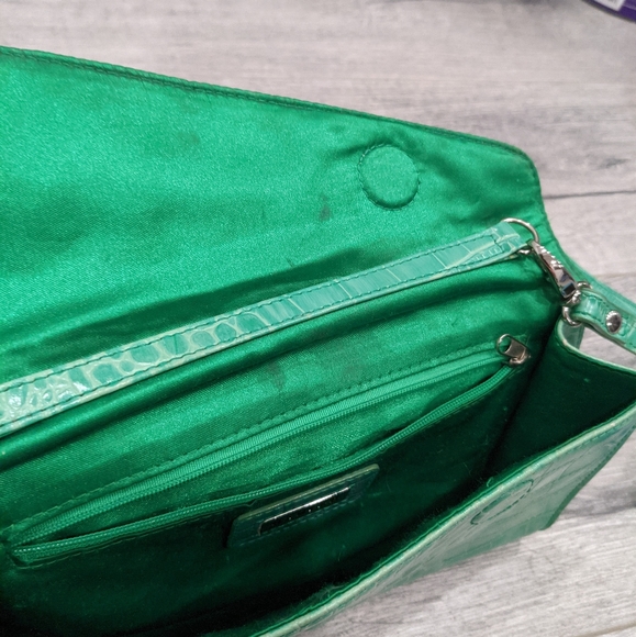 Lime Danier Leather Shoulder bag/Clutch - Picture 4 of 4